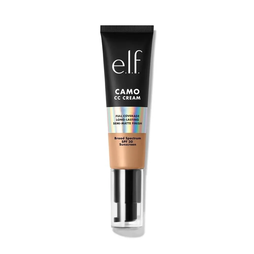Elf Camo CC Cream Foundation Color Correct SPF30~ Med 355W ~1oz/30gm  Exp 04/27